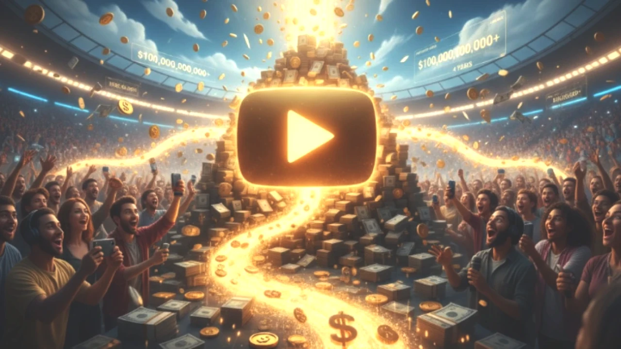 YouTube'dan İçerik Üreticilerine Rekor Ödeme! 4 Yılda 100 Milyar Dolar Dağıtıldı!