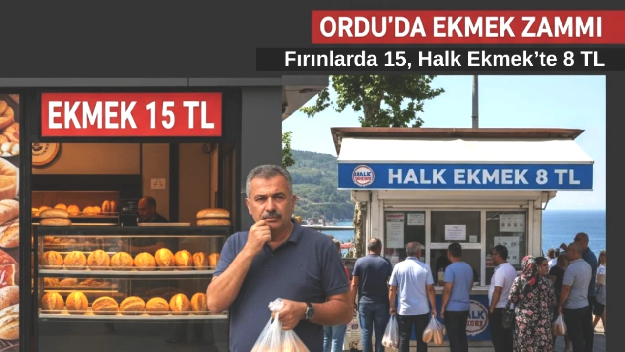 Ordu'da Ekmek Fiyatları Şoke Etti! Halk Ekmekte 8 Lira ile Uygun Seçenekler!