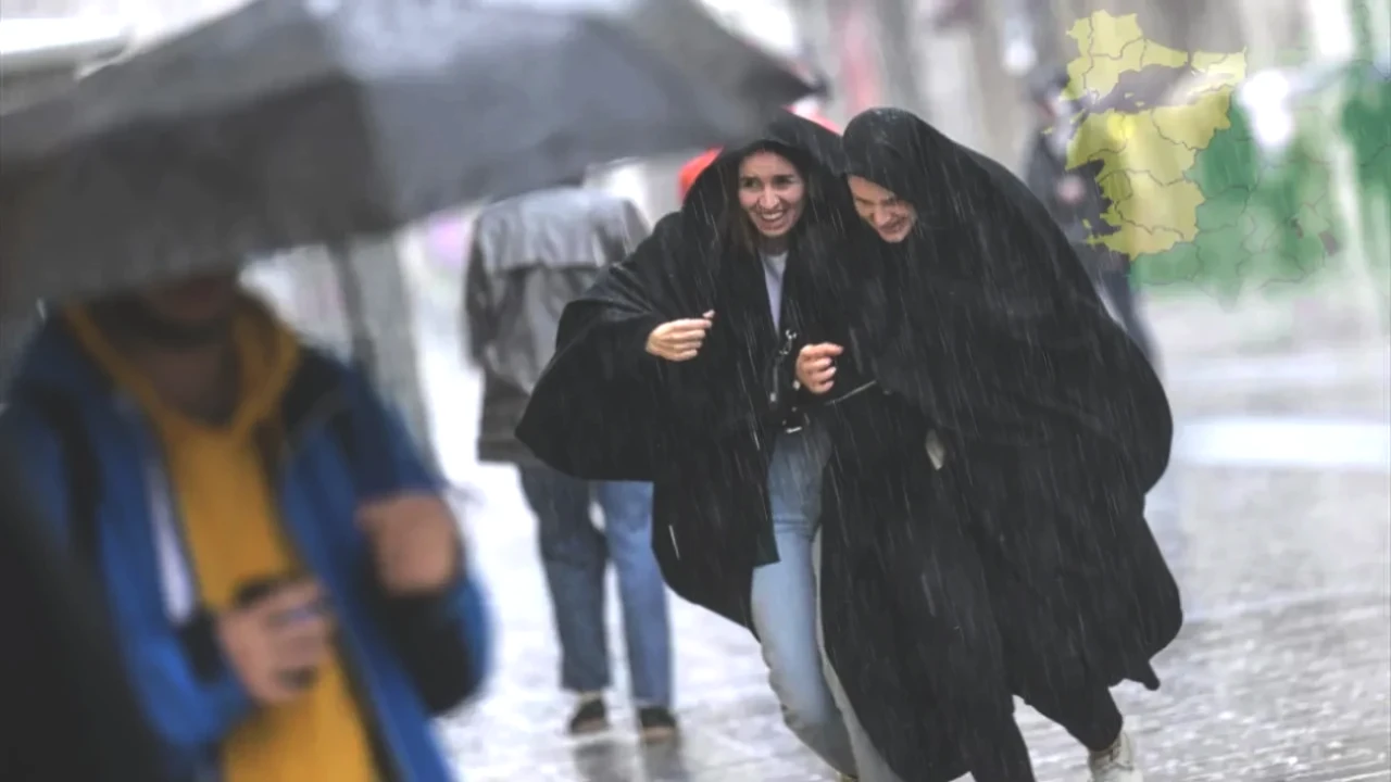 11 İlde Sarı Alarm Verildi! Meteoroloji’den Sağanak ve Fırtına Uyarısı!